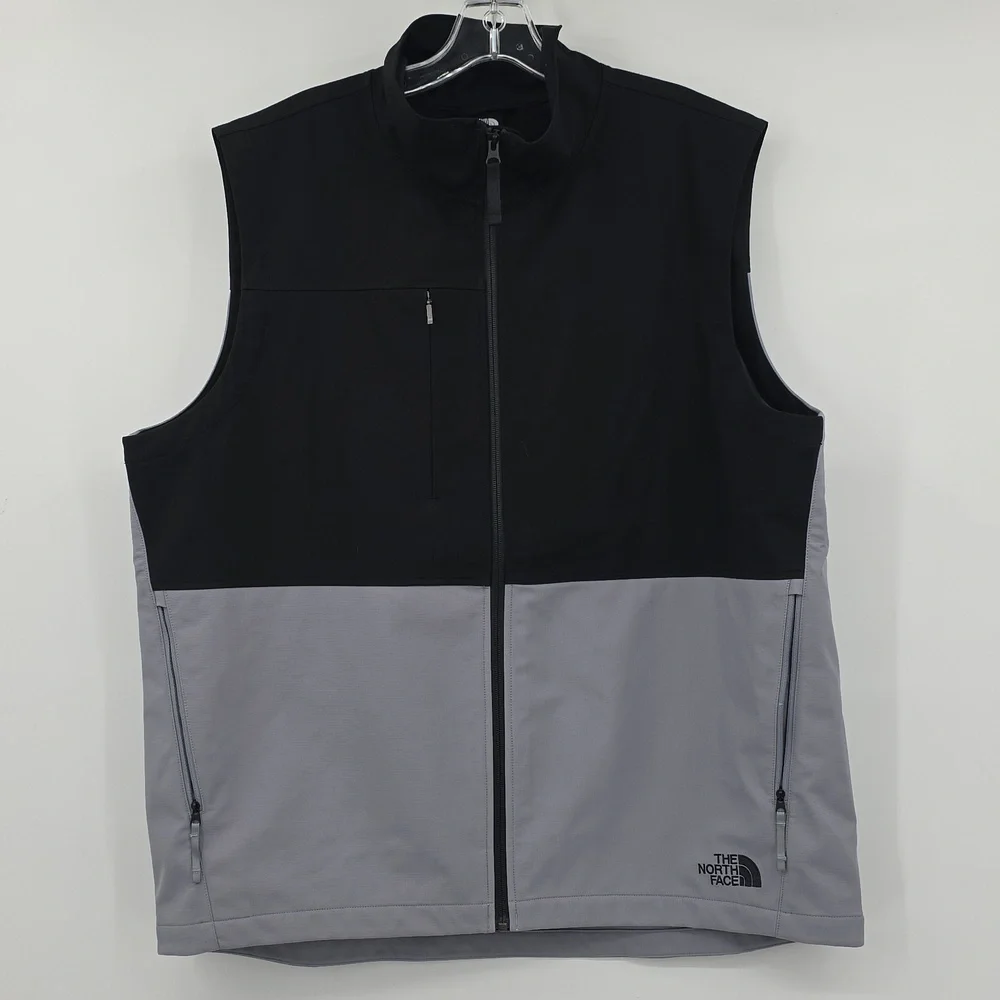 The North Face Castle Rock Shell  Black and Gray Vest Men Size XL
